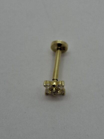 Arany virág fül piercing 3661 - Image 2